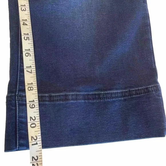 Rekucci Woman’s Secret Figure Denim Pull-On Easy Fit Shaping Jean Crop S… - Picture 6 of 13